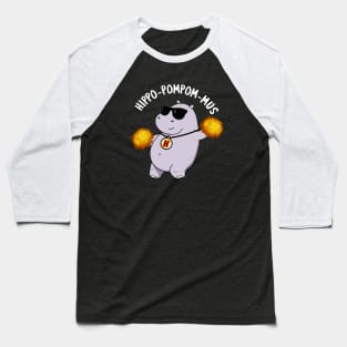 Hippo-pop-amus Funny Hippo Soda Pop Pun Baseball T-Shirt